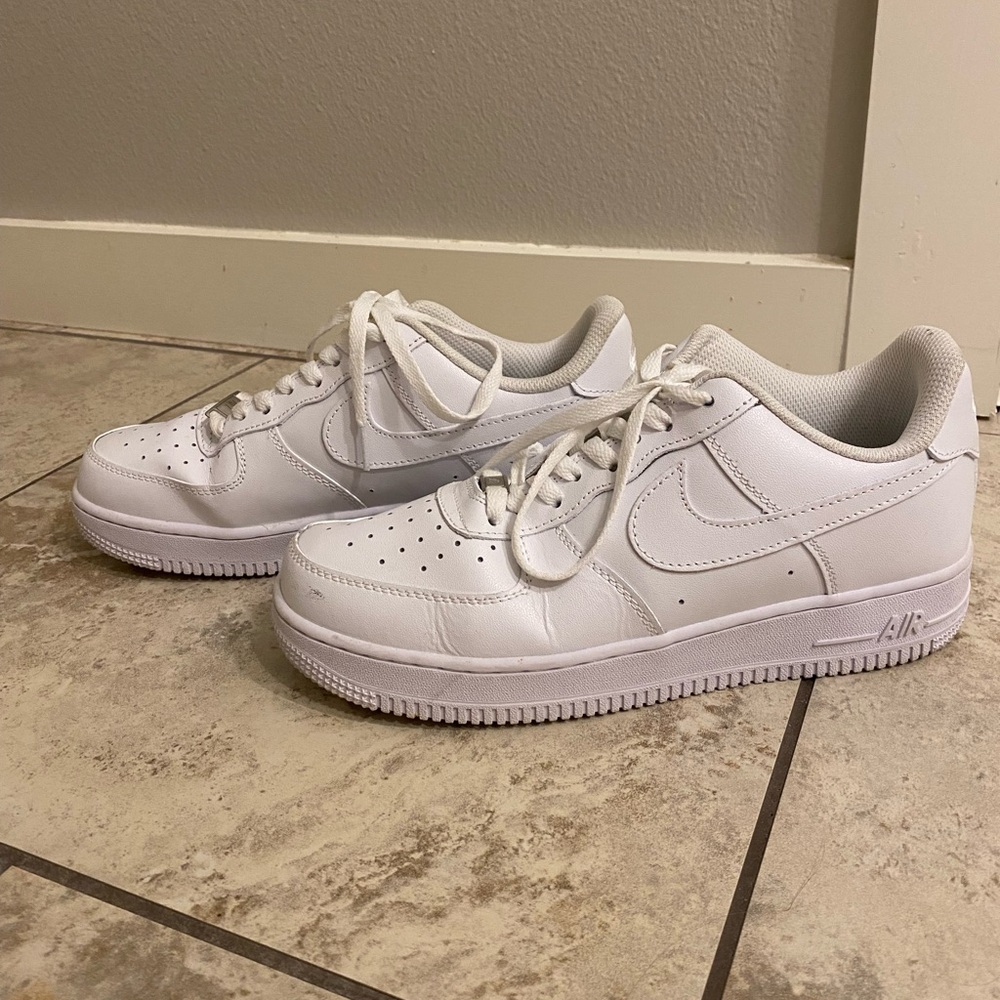 Nike Air Force 1 One White Sneakers